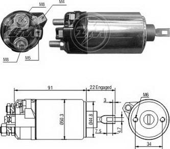 ERA ZM625 - Ievilcējrelejs, Starteris autospares.lv