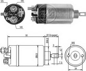 ERA ZM623 - Ievilcējrelejs, Starteris www.autospares.lv