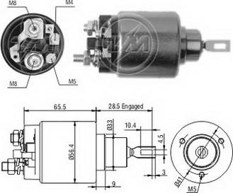 ERA ZM671 - Ievilcējrelejs, Starteris www.autospares.lv