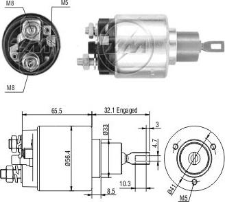 ERA ZM672 - Ievilcējrelejs, Starteris autospares.lv