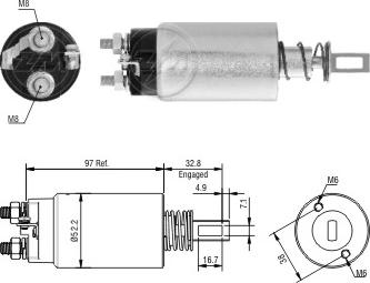 ERA ZM1982 - Ievilcējrelejs, Starteris www.autospares.lv