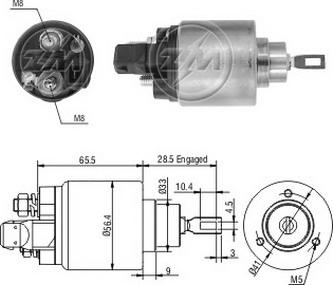 ERA ZM1972 - Ievilcējrelejs, Starteris autospares.lv