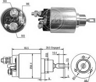 ERA ZM1479 - Ievilcējrelejs, Starteris autospares.lv