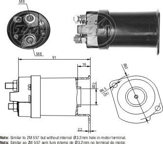 ERA ZM1557 - Ievilcējrelejs, Starteris autospares.lv