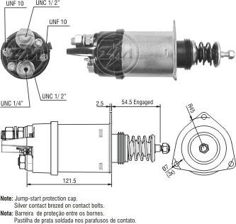 ERA ZM1362 - Ievilcējrelejs, Starteris autospares.lv