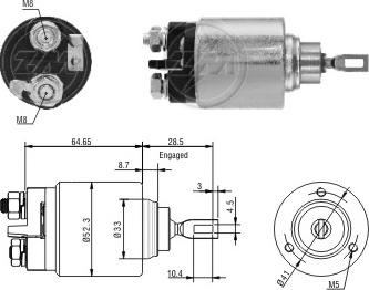 ERA ZM1372 - Ievilcējrelejs, Starteris www.autospares.lv