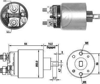 ERA ZM1710 - Ievilcējrelejs, Starteris autospares.lv