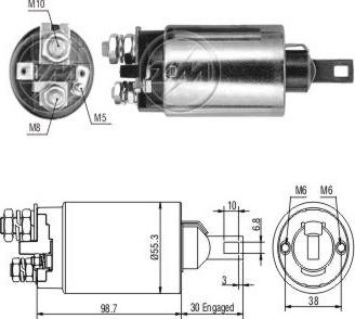 ERA ZM890 - Ievilcējrelejs, Starteris www.autospares.lv