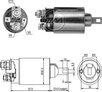 ERA ZM892 - Ievilcējrelejs, Starteris www.autospares.lv