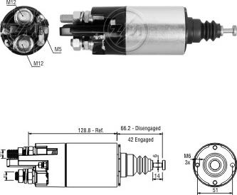 ERA ZM842 - Ievilcējrelejs, Starteris www.autospares.lv