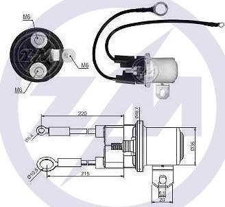 ERA ZM3428 - Ievilcējrelejs, Starteris www.autospares.lv