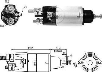 ERA ZM3898 - Ievilcējrelejs, Starteris www.autospares.lv