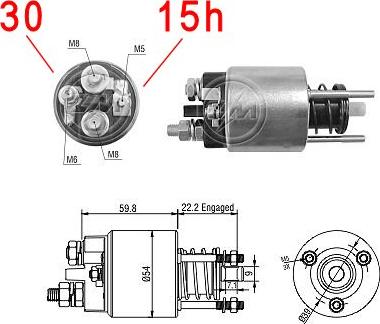 ERA ZM3396 - Ievilcējrelejs, Starteris www.autospares.lv