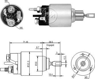 ERA ZM379 - Ievilcējrelejs, Starteris www.autospares.lv