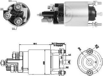 ERA ZM3708 - Ievilcējrelejs, Starteris www.autospares.lv