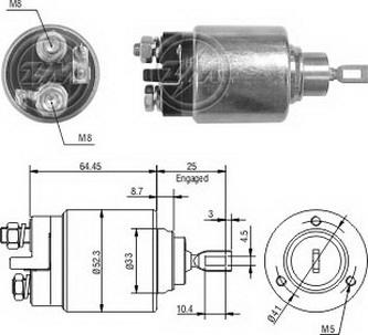 ERA ZM372 - Ievilcējrelejs, Starteris www.autospares.lv