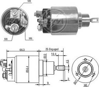 ERA ZM3775 - Ievilcējrelejs, Starteris www.autospares.lv