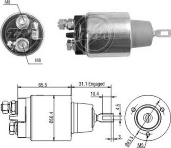 ERA ZM3773 - Ievilcējrelejs, Starteris www.autospares.lv