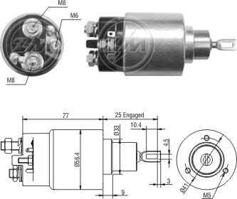 ERA ZM2973 - Ievilcējrelejs, Starteris autospares.lv