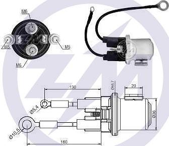 ERA ZM2408 - Ievilcējrelejs, Starteris www.autospares.lv