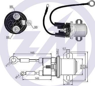 ERA ZM2428 - Ievilcējrelejs, Starteris www.autospares.lv