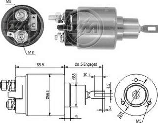 ERA ZM2573 - Ievilcējrelejs, Starteris autospares.lv