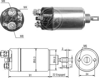 ERA ZM2629 - Ievilcējrelejs, Starteris www.autospares.lv