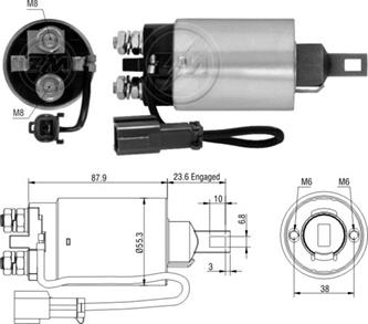 ERA ZM2896 - Ievilcējrelejs, Starteris www.autospares.lv