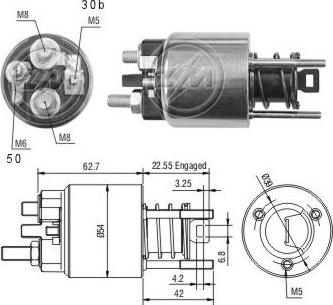 ERA ZM2395 - Ievilcējrelejs, Starteris www.autospares.lv