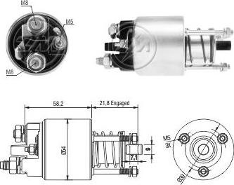 ERA ZM2397 - Solenoid Switch, starter www.autospares.lv