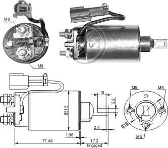 ERA ZM799 - Solenoid Switch, starter www.autospares.lv