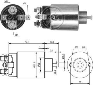 ERA ZM795 - Ievilcējrelejs, Starteris autospares.lv