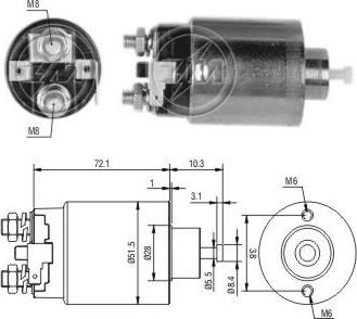 ERA ZM790 - Ievilcējrelejs, Starteris autospares.lv