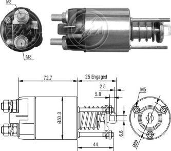 ERA ZM7651 - Ievilcējrelejs, Starteris autospares.lv