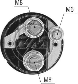 ERA ZM76296 - Remkomplekts, Starteris www.autospares.lv