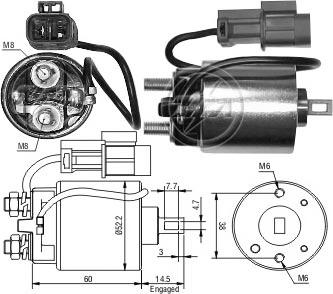 ERA ZM713 - Ievilcējrelejs, Starteris autospares.lv