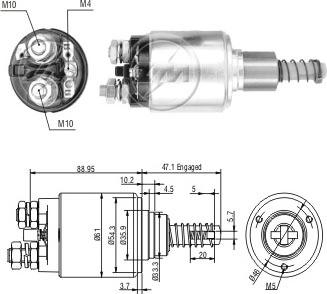 ERA ZM732 - Ievilcējrelejs, Starteris www.autospares.lv