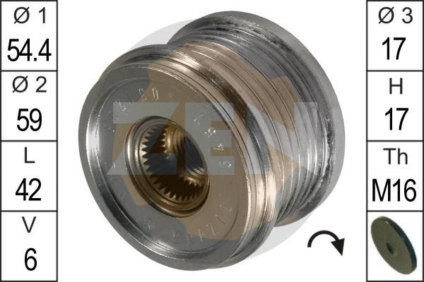 ERA ZN5457 - Piedziņas skriemelis, Ģenerators www.autospares.lv