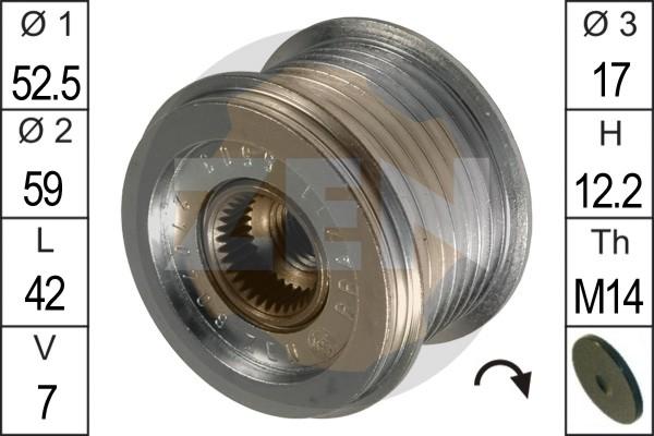 ERA ZN5503 - Piedziņas skriemelis, Ģenerators www.autospares.lv