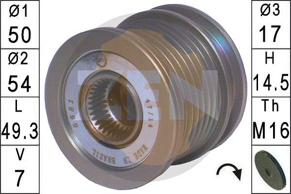 ERA ZN5581 - Piedziņas skriemelis, Ģenerators www.autospares.lv