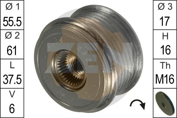 ERA ZN5390 - Piedziņas skriemelis, Ģenerators www.autospares.lv