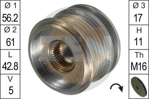 ERA ZN5385 - Piedziņas skriemelis, Ģenerators www.autospares.lv