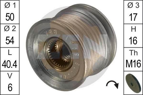 ERA ZN5381 - Pulley, alternator, freewheel clutch www.autospares.lv