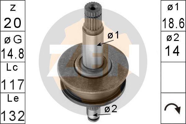 ERA ZN0957 - Zobrats, Starteris autospares.lv