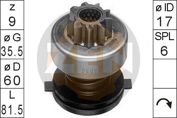 ERA ZN0608 - Zobrats, Starteris www.autospares.lv