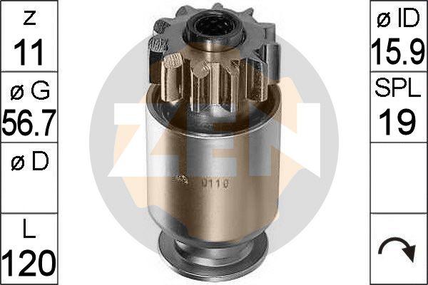 ERA ZN0110 - Pinion, bendix, starter www.autospares.lv