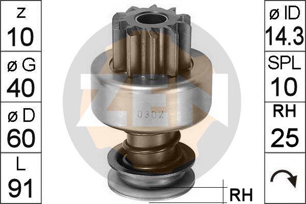 ERA ZN0302 - Zobrats, Starteris autospares.lv