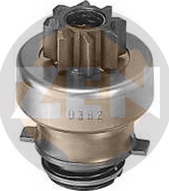 ERA ZN0382 - Ведущая шестерня, бендикс, стартер www.autospares.lv