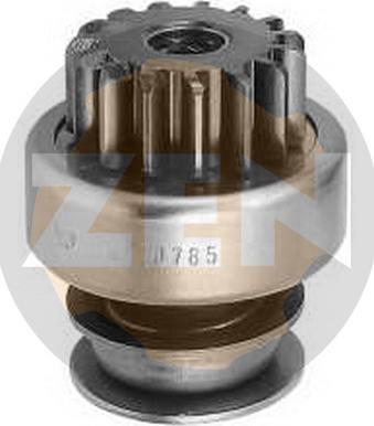 ERA ZN0785 - Ведущая шестерня, бендикс, стартер www.autospares.lv