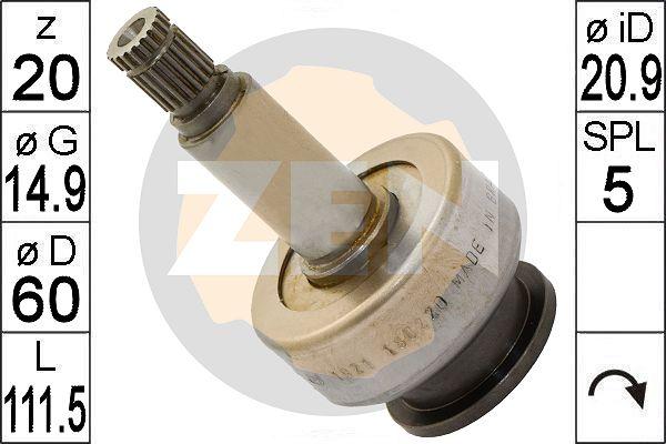 ERA ZN1921 - Zobrats, Starteris www.autospares.lv